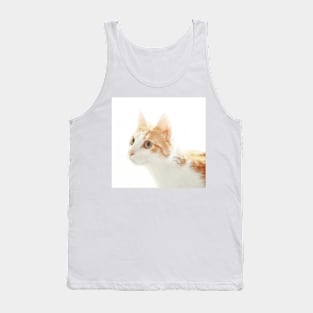 Red cat portrait Tank Top